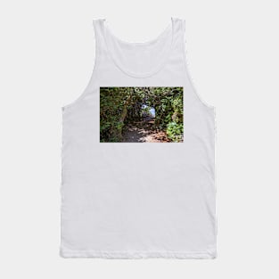 Path through trees to the ocean Tank Top